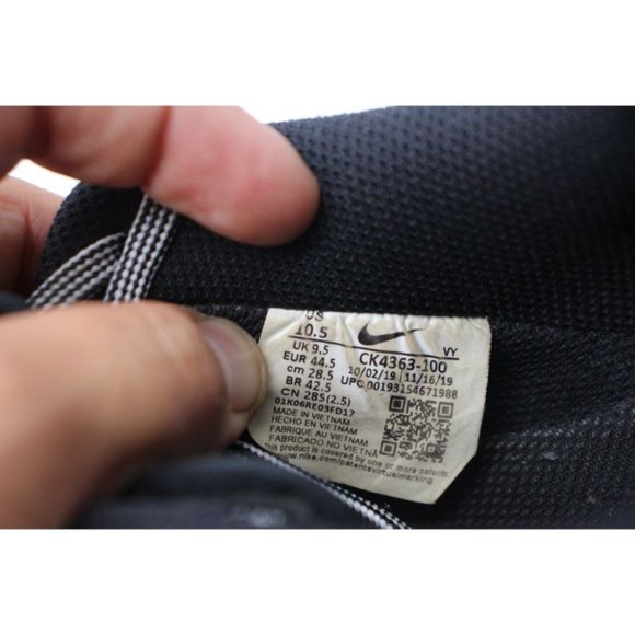 Nike Air Force 1 '07 LV8 Men's Size 10.5  White Grey Sneakers CK4363-100 Suede - Picture 3 of 10